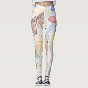 Leggings Obra de arte de niños personalizados, juguete de d