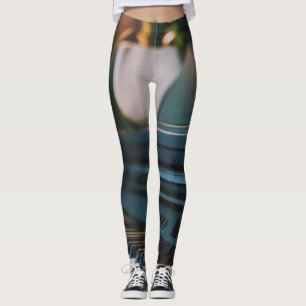 Leggings Obra de arte de piano cuto