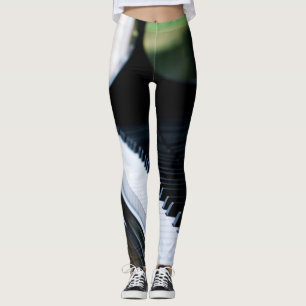 Leggings Obra de arte de piano cuto