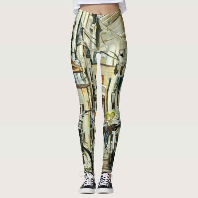 Leggings Obra de arte en bicicleta (Anverso)