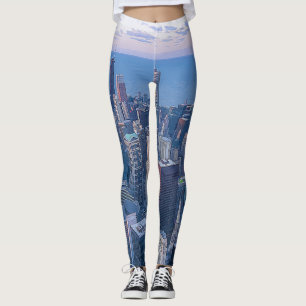 Leggings Obras de arte de edificios arquitectónicos de Chi
