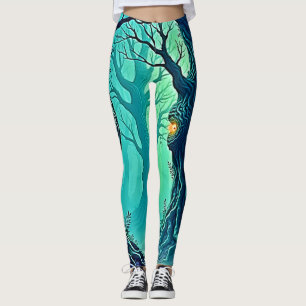 Leggings Observadores de bosques místicos