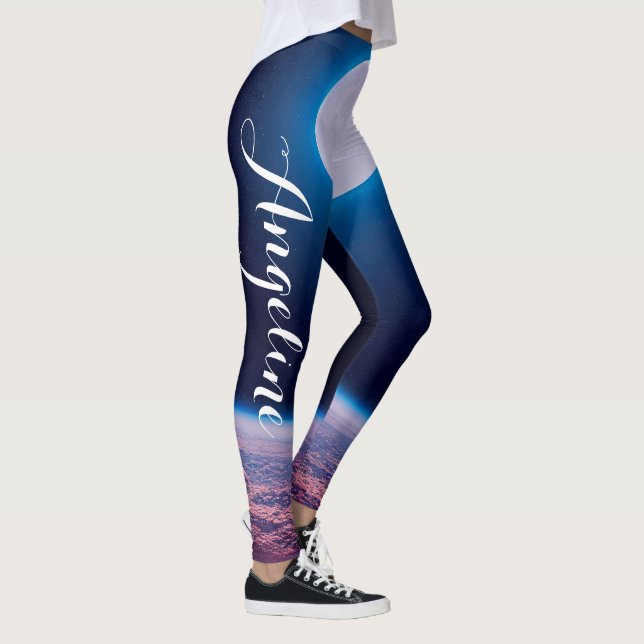 Leggings Obtenga su nombre de yoga perfecto para su ajuste  (Derecha)