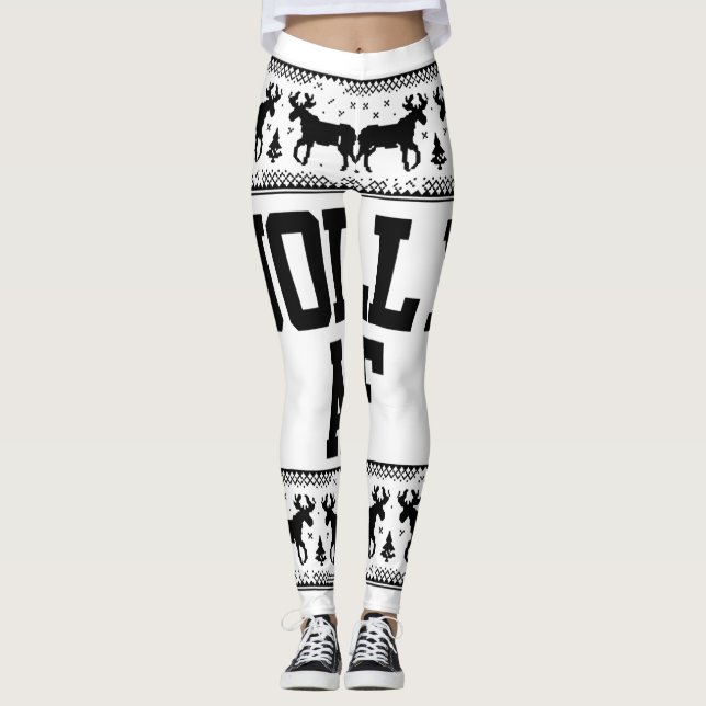 Leggings Obtengamos Navidades Lit Xmas Eve Fiesta Para Homb (Anverso)