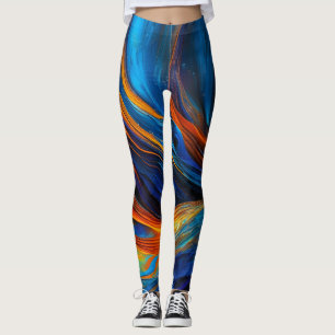 Leggings Ocean Lava "Astralswirl"