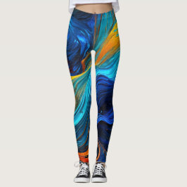 Leggings Ocean Lava "Tempestial"