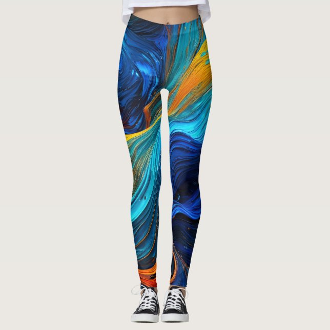 Leggings Ocean Lava "Tempestial" (Anverso)