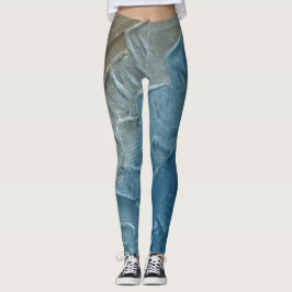Leggings Ocean's Edge: Una pintura digital de la tranquilid
