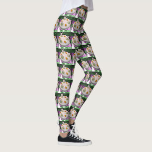 Leggings Ocultando pastel de conejo