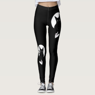 Leggings Oda a amar las piernas de un gato por Adiela Akoo