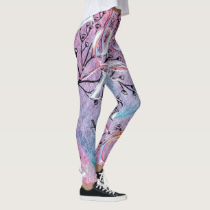Leggings Ode to Love Active Wear diseñado por Adiela Akoo