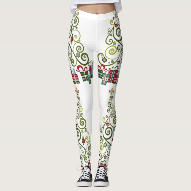 LEGGINGS ***OH NAVIDAD ÁRBOL*** GRANDES LEYES (Anverso)