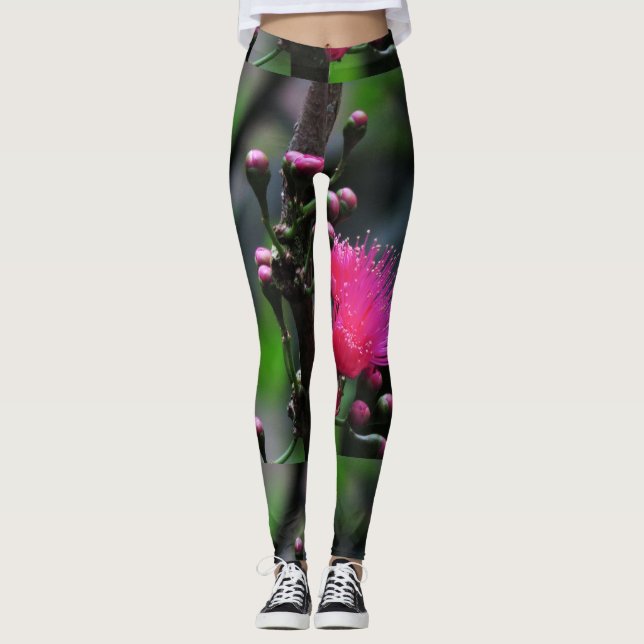 Leggings Ohia rosa (Anverso)
