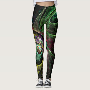 Leggings Ojo a ojo Resumen arte