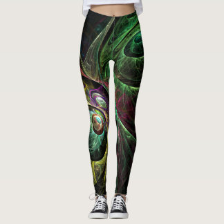 Leggings Ojo a ojo Resumen arte