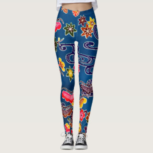 Leggings Ojo japonés okinawense (Bingata)