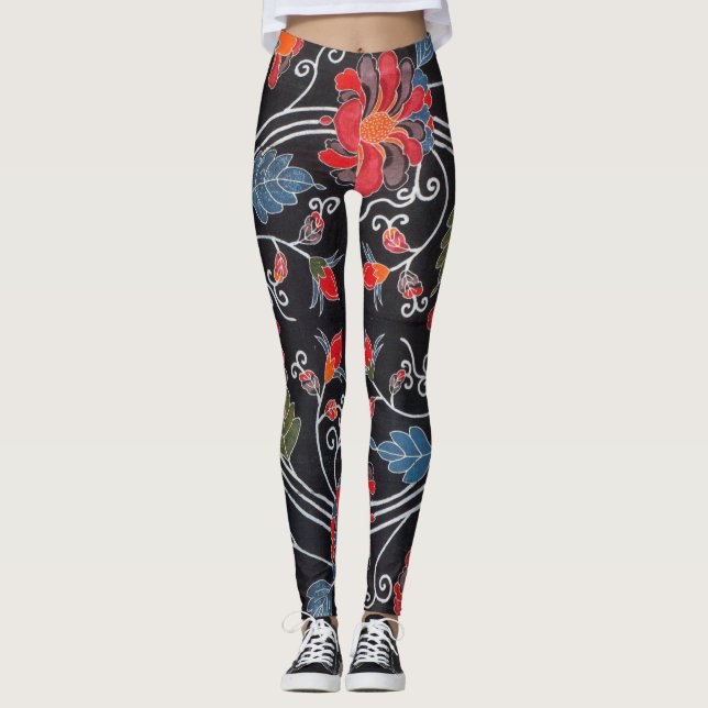 Leggings Ojo japonés okinawense (Bingata) (Anverso)