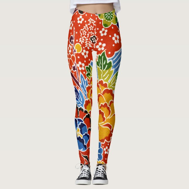Leggings Ojo japonés okinawense (Bingata) (Anverso)