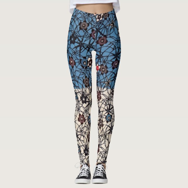 Leggings Ojo japonés okinawense (Bingata) (Anverso)