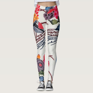 Leggings Ojo japonés okinawense (Bingata)
