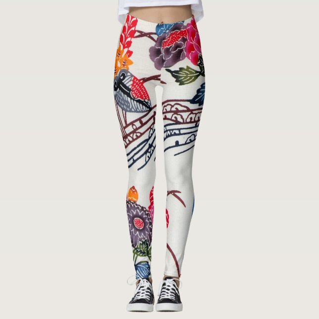Leggings Ojo japonés okinawense (Bingata) (Anverso)