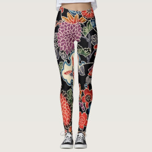 Leggings Ojo japonés okinawense (Bingata)