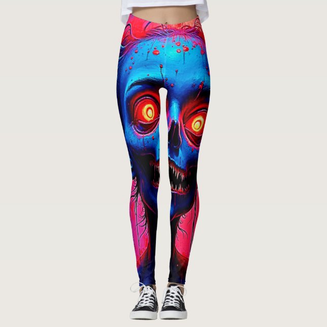 Leggings Ojos de Crimson: Horrores mentales (Anverso)