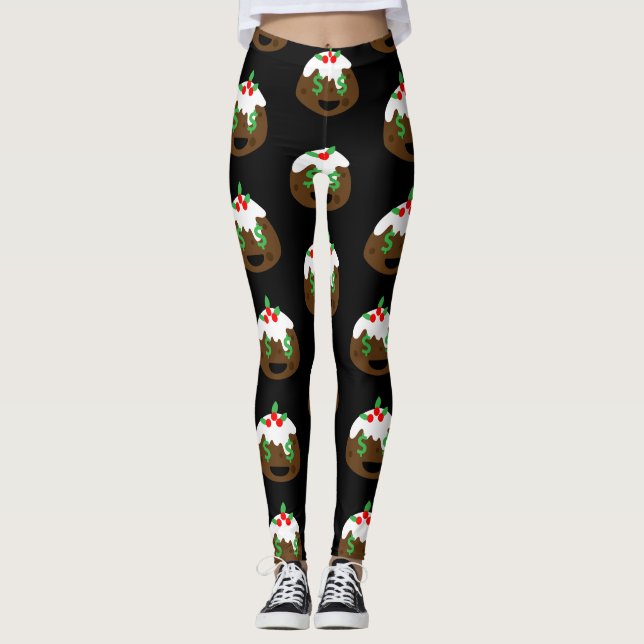 Leggings ojos de dinero navidades pudding (Anverso)