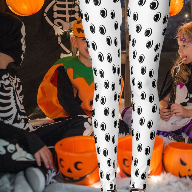 Leggings Ojos personalizados divertidos disfraz de Hallowee (Subido por el creador)