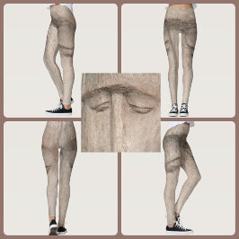 Leggings Ojos Sensuales de Veta de Madera