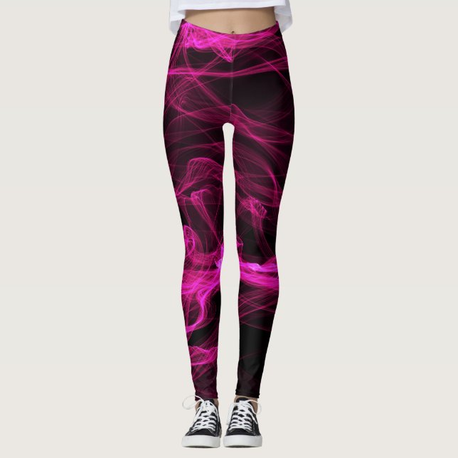 Leggings Ola de choque rosa de Moda (Anverso)