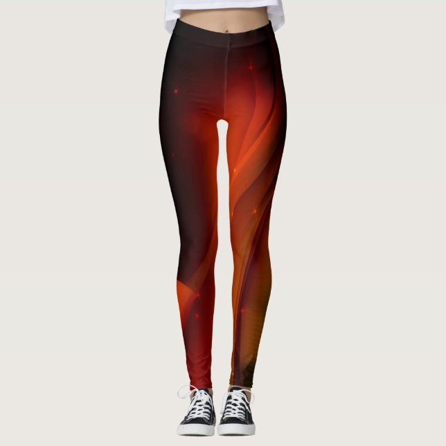 Leggings Ola de incendios (Anverso)