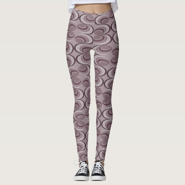 Leggings Olas de la concha de clam II A (Anverso)