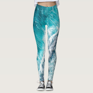Leggings Olas de mar bonitas Mejor regalo para amantes de