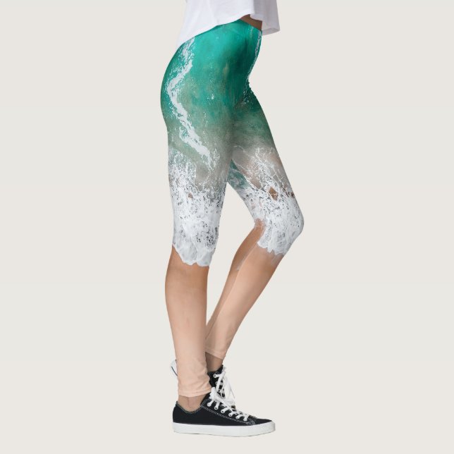 Leggings Olas en la playa de arena (Derecha)