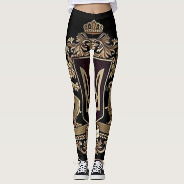 Leggings Olena Zelenska Escudo de Ucrania  (Anverso)