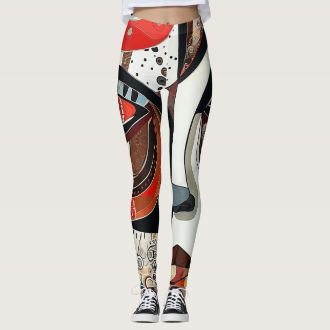 Leggings Olhar feminino  (Anverso)