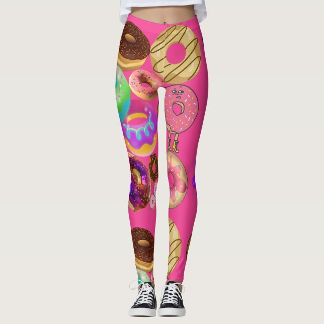 Leggings Olimpiadas de Mikitiez donut picnic america pridem (Anverso)