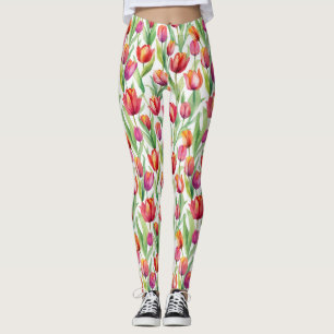 Leggings Olor dulce de tulipanes