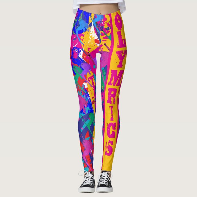 LEGGINGS OLYMPIC SKIING (Anverso)