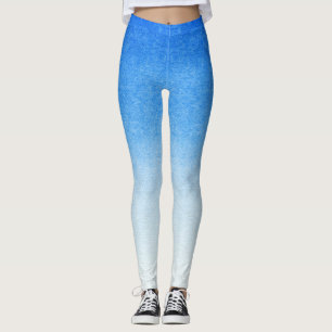Leggings Ombre Azul y blanco bucear en tonos soñados