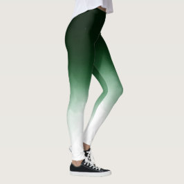 Leggings Ombre Green Dip Dye