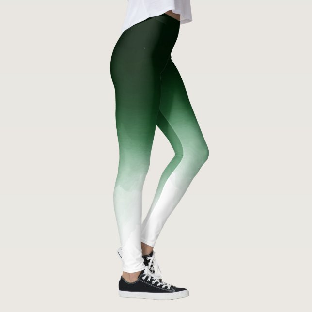 Leggings Ombre Green Dip Dye (Derecha)