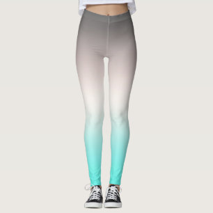Leggings Ombre gris turquesa