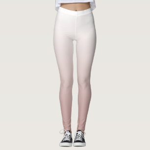 Leggings Ombre moderno de oro rosa