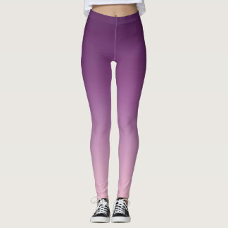 Leggings Ombré púrpura