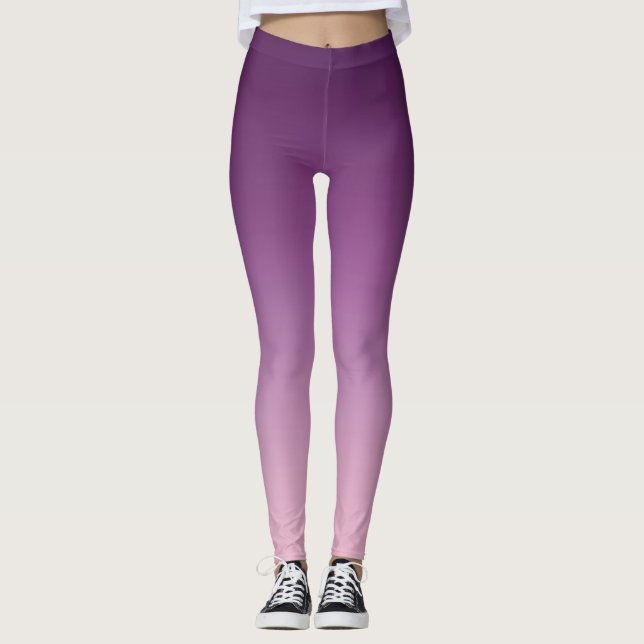Leggings Ombré púrpura  (Anverso)
