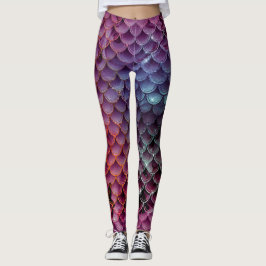 Leggings Ombre Purpurina Mermaid Scales