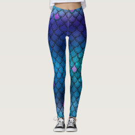 Leggings Ombre Purpurina Mermaid Scales