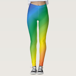 Leggings Ombre Rainbow LGBTQ Orgullo colorido
